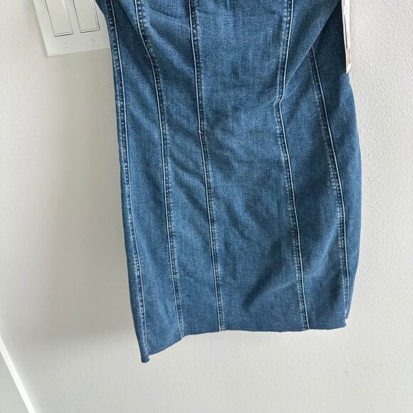 Lucky Brand
Western Strapless Denim Bodycon Mini Dress new size 8 - Picture 4 of 7